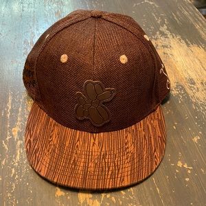 New Grassroots California with leather balloon dog patch on front.